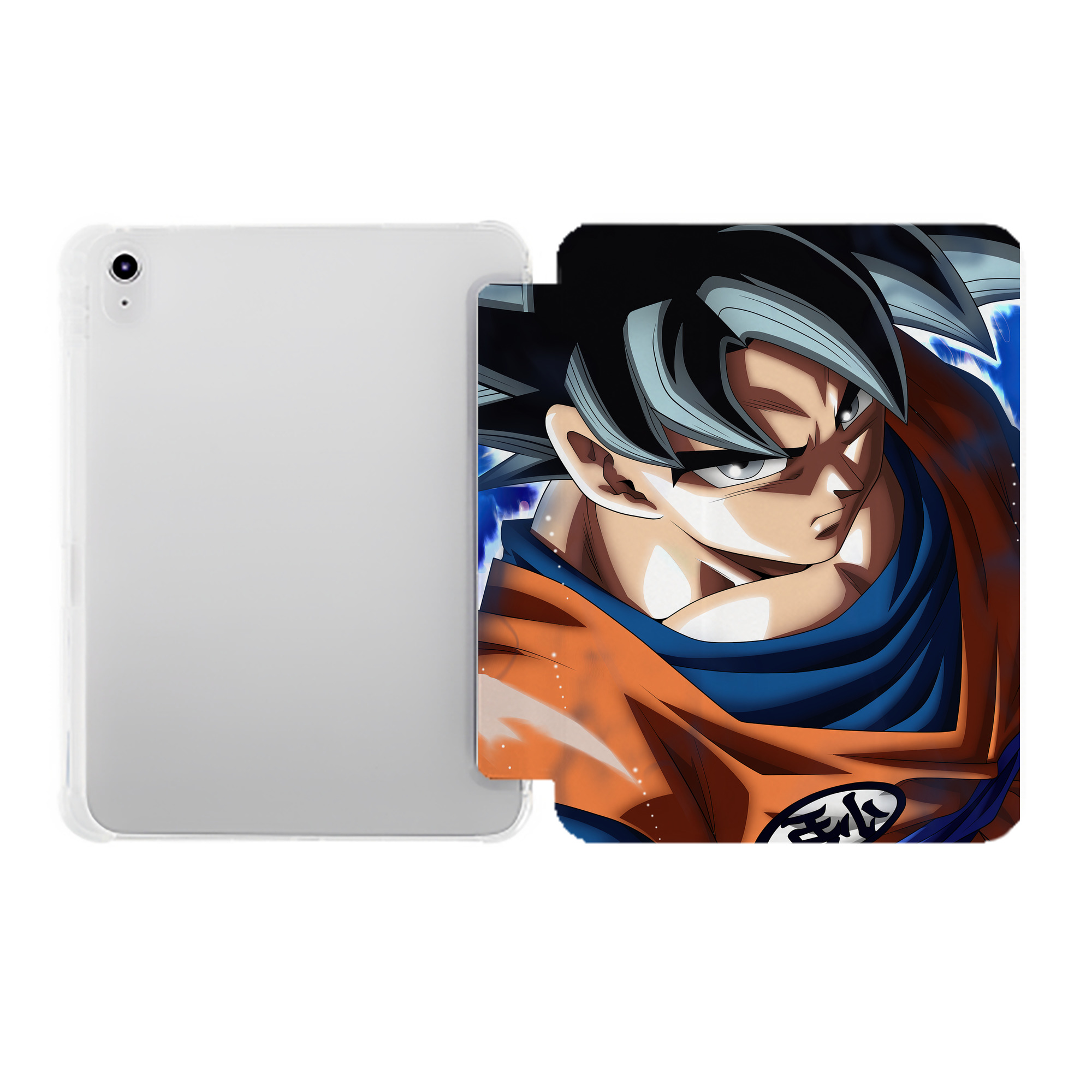 （画像用） ドラゴンボール DRAGON BALL IPad ケース ペン収納付き 三つ折りスタンド PUレザー×シリコン 対応機種9.5/10.5/10.9インチ